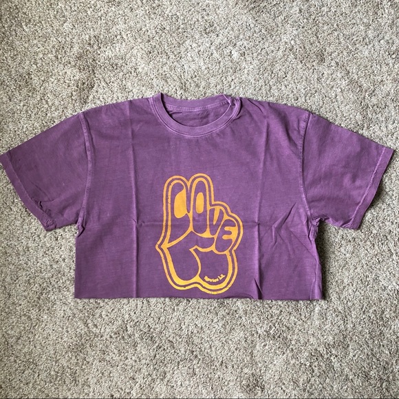 Revice Denim Cropped Tee - Picture 2 of 6